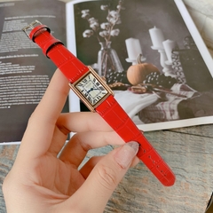 Đồng Hồ Nữ JA-1333B Julius Hàn Quốc Dây Da (Đỏ)