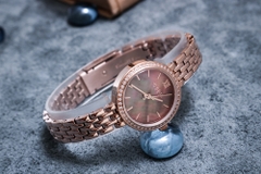 Combo Quà Tặng Đồng Hồ Nữ JA-1421C Julius Hàn Quốc Dây Thép  + Lắc Tay ES214