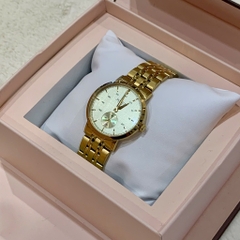 Đồng Hồ Nữ JS-061L Julius Hàn Quốc kính saphire (Vàng)