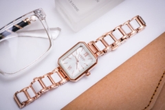 Đồng Hồ Nữ JA-1273 Julius Hàn Quốc Dây Đá ceramic (4 Màu)