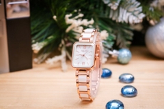 Đồng Hồ Nữ JA-1273 Julius Hàn Quốc Dây Đá ceramic (4 Màu)