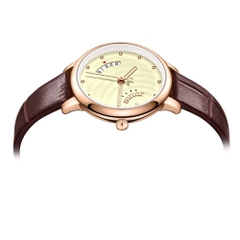 Đồng Hồ Nữ JA-1391L Julius Hàn Quốc Dây Da (2 Màu)