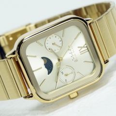 Đồng Hồ Nữ JA-1467C Julius Hàn Quốc Dây Thép (Vàng)