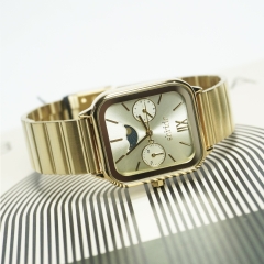 Đồng Hồ Nữ JA-1467C Julius Hàn Quốc Dây Thép (Vàng)