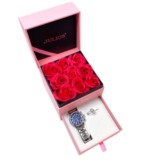 Đồng Hồ Nữ JA-1530C + Nhẫn ES302Q-JZ004