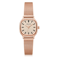 Đồng Hồ Nữ JA-1538 Julius Hàn Quốc Dây Thép (4 Màu)