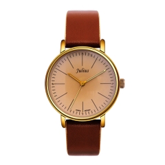 Combo Đồng Hồ Nữ JA-814LE  Julius  + Dây Chuyền ESME ES482