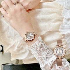 Đồng Hồ Nữ JS-028 Kính Sapphire Julius Star Hàn Quốc (4 Màu)
