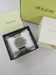 Đồng Hồ Nữ JA-1490 Julius Hàn Quốc Dây Cao Su