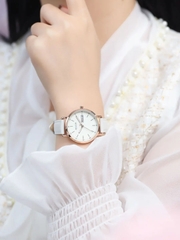 Đồng Hồ Nữ JA-1381 Julius Hàn Quốc Dây Da 3 màu