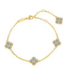 Lắc Tay  Moissanite Cao Cấp  ESME ES410-QCS008