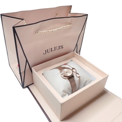 Combo Quà Tặng Đồng Hồ Nữ Julius JA-732C + Nu trang ESME ES090
