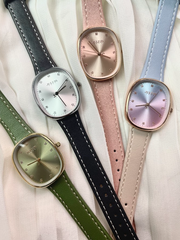 Đồng Hồ Nữ JA-1559 Julius Hàn Quốc Dây Da (4 màu)