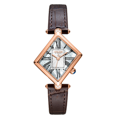 Đồng Hồ Nữ JA-1527 Julius Hàn Quốc Dây Da (3 Màu)