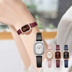 Đồng Hồ Nữ JA-1112 Julius Hàn Quốc dây da ( 3 Màu )