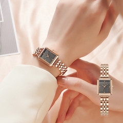 Đồng Hồ Nữ Julius JA-1315D Hàn Quốc Dây Thép (Xám)