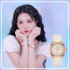 Combo Đồng Hồ Nữ JA-1395C + Kèm Dây Thép Julius Hàn Quốc (Trắng)
