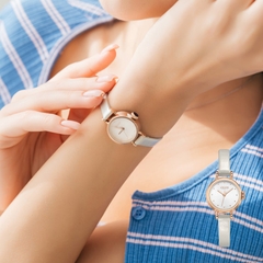 Đồng Hồ Nữ JA-1371 Julius Hàn Quốc Dây Da ( 4 Màu)