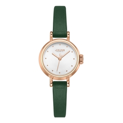 Đồng Hồ Nữ JA-1371B1 Julius Hàn Quốc Dây Da ( Xanh)