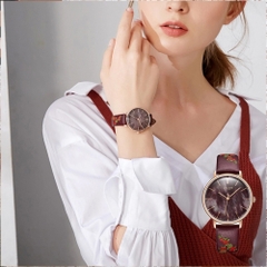 Đồng Hồ JS-017 Julius Star Hàn Quốc Dây Da (2 Màu)