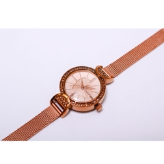 Combo Quà Tặng Đồng Hồ Nữ JA-779E Kèm Dây Mesh