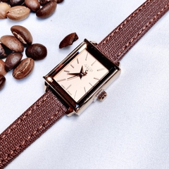 Combo Đồng Hồ Nữ Julius Hàn Quốc Dây Da JA-787E + Vòng Tay Julius JSB078