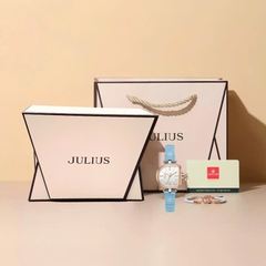 Combo  Đồng Hồ Nữ JA-1394B  +Vòng tay Julius JSB01A