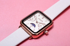 Đồng Hồ Nữ JA-1481 Julius Hàn Quốc Dây Da (4 màu)