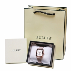 Đồng Hồ Nữ JA-1481 Julius Hàn Quốc Dây Da (4 màu)