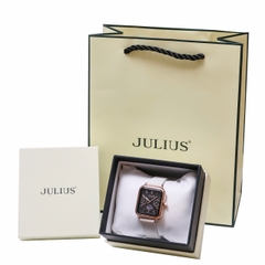 Đồng Hồ Nữ JA-1481 Julius Hàn Quốc Dây Da (4 màu)