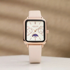 Đồng Hồ Nữ JA-1481 Julius Hàn Quốc Dây Da (4 màu)