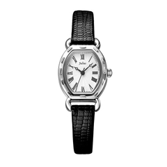 Đồng Hồ Nữ  JA-544C  Julius Hàn Quốc Dây Da (Đen)
