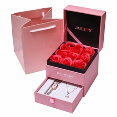 Combo Quà Tặng Đồng Hồ Nữ JA-1437 Julius + Nữ Trang JSP0008