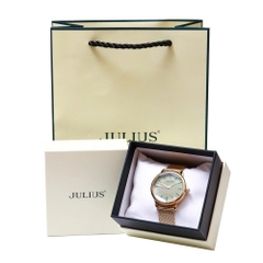 Đồng Hồ Nữ JA-888 Julius Hàn Quốc Dây Thép (2 màu)