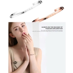 Đồng hồ nữ Julius JA-1421C + Vòng đeo tay Julius JSB078RG