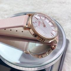 Đồng Hồ Nữ JA-888E1 Julius Hàn Quốc Dây Da ( Hồng)