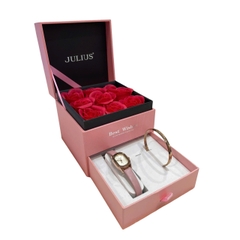 Combo Đồng Hồ Nữ JA-1112C + Vòng Tay Julius JSB078