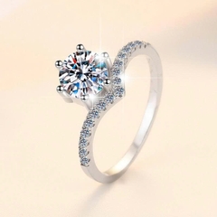 Combo Đồng Hồ Nữ JS-022A + Nhẫn Moissanite ES290AS