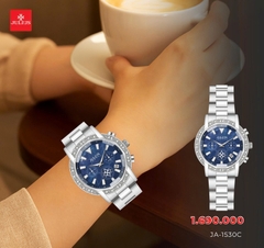 Đồng Hồ Nữ JA-1530C + Nhẫn ES302Q-JZ004