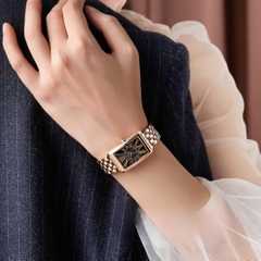 Đồng Hồ Nữ JS-060C Julius Hàn Quốc Kính Sapphire(Đen)
