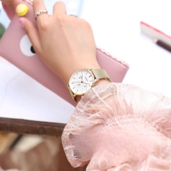 Đồng Hồ Nữ JS-005 Julius Star Hàn Quốc Dây Thép (2 Màu)
