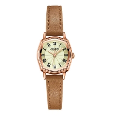 Đồng Hồ Julius JA-1446C Hàn Quốc Dây Da (Nâu)