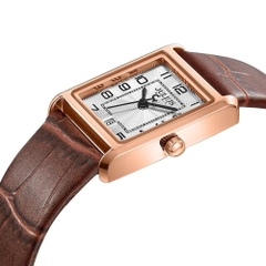 Đồng Hồ Nữ  JA-1494LB Julius Hàn Quốc Dây Da (Nâu)