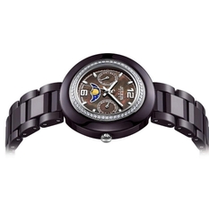 Đồng Hồ JS-063 Julius Star Hàn Quốc Dây Thép (Đen)