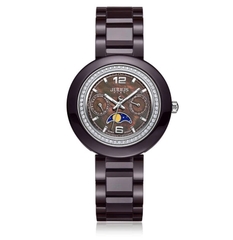 Đồng Hồ JS-063 Julius Star Hàn Quốc Dây Thép (Đen)