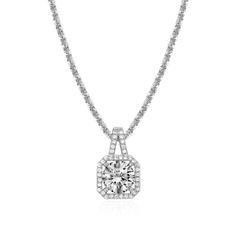 Dây chuyền Moissanite Bạc JULIUS JSP-0020A