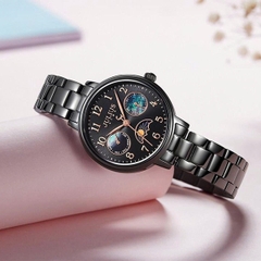Đồng Hồ Nữ JS-047 Julius Star Kính Saphire Hàn Quốc (3 màu)