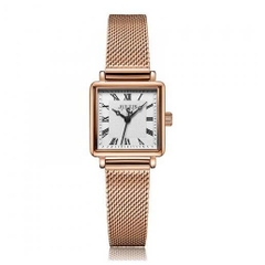 Đồng Hồ Nữ JS-031 Julius Star Kính Sapphire Hàn Quốc dây da (4 Màu)