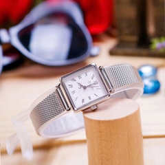 Đồng Hồ Nữ JS-031 Julius Star Kính Sapphire Hàn Quốc dây da (4 Màu)