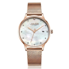 Đồng Hồ Nữ JS-004 Julius Star Hàn Quốc mặt Xà cừ (3 màu)